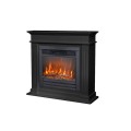 Elda electric or bio-ethanol fireplace (Lucius, Black RAL9005).jpg