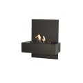 Quero electric or bio-ethanol wall fireplace (Bioethanol burner S, Black powder coating).jpg