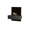 Quero electric or bio-ethanol wall fireplace (Bioethanol burner S, Glass).jpg