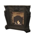 Louis electric or bio-ethanol fireplace (Bioethanol with medaillon, Stone anthracite).jpg