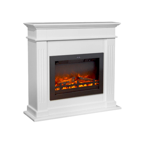 Elda electric or bio-ethanol fireplace (Flandria, White RAL9010).png