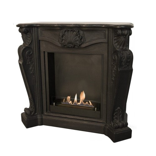 Louis electric or bio-ethanol fireplace (Bioethanol, Stone anthracite).jpg