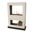 [Lasize RAL9010 met 5820LB] Lasize  mobile tunnel fireplace - roomdivider (Bioethanol burner L, White RAL9010).jpg