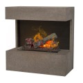 Nova electric or bio-ethanol wall fireplace (Opti-Myst Cassette 400, Concrete look).jpg